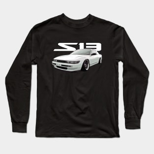 JDM s13 coupe super white 180 Long Sleeve T-Shirt